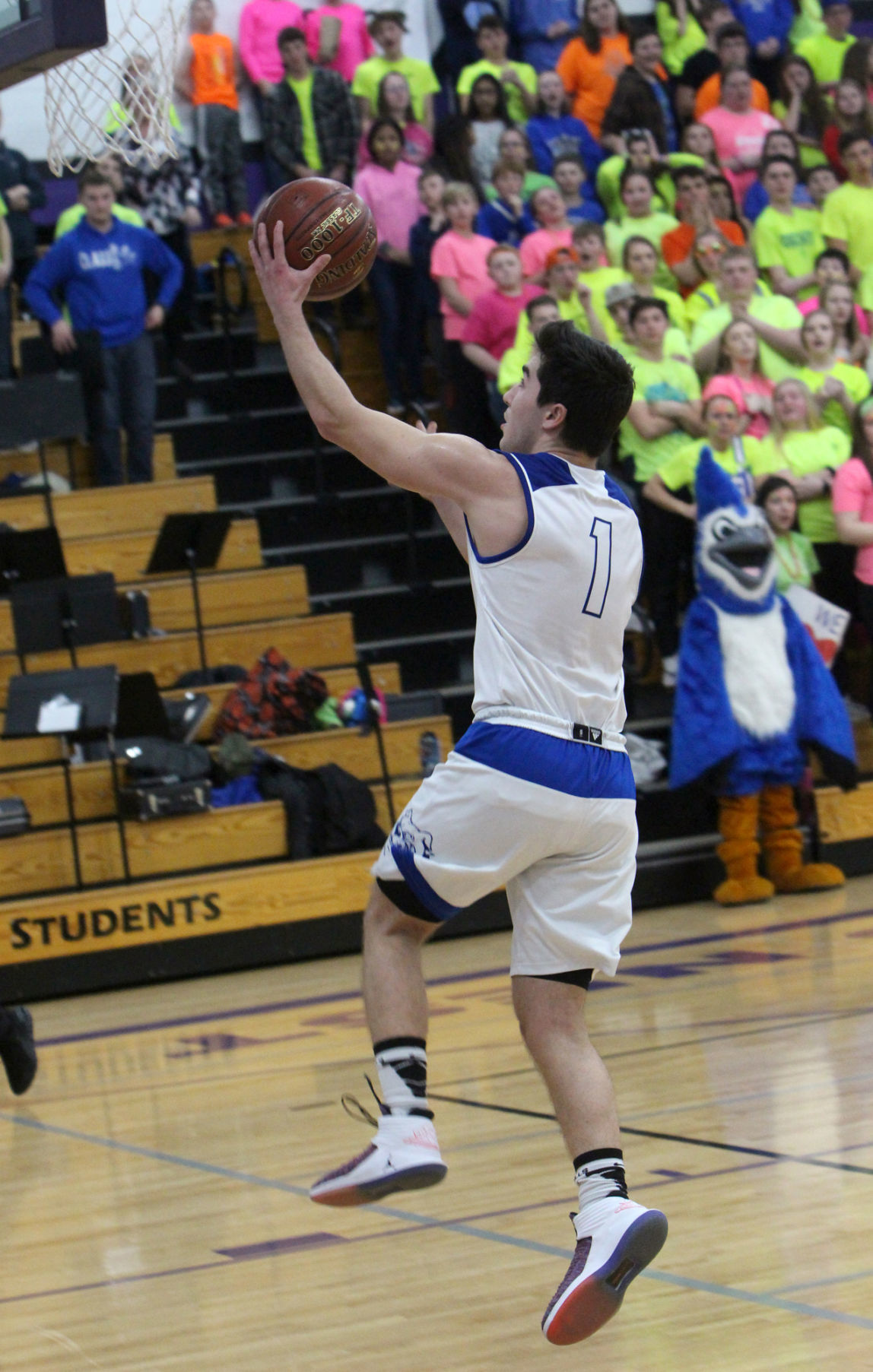 Athens vs McDonell boys basketball at Eau Claire Memorial 3-7-19